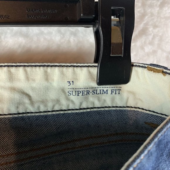 Lands' End Canvas Jeans Women's 31 Blue Denim Stretch Super Slim Fit Skinny 7878 - Picture 6 of 9